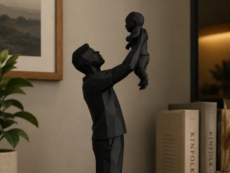 Father and daughter - Lifting Baby - Fathers day