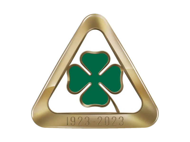 Alfa Romeo Badge Quadrifoglio 100th Anniversary 