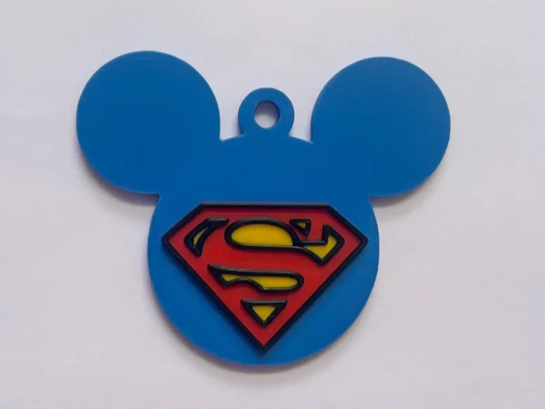Portachiavi/Addobbo albero di Natale - Superman 
