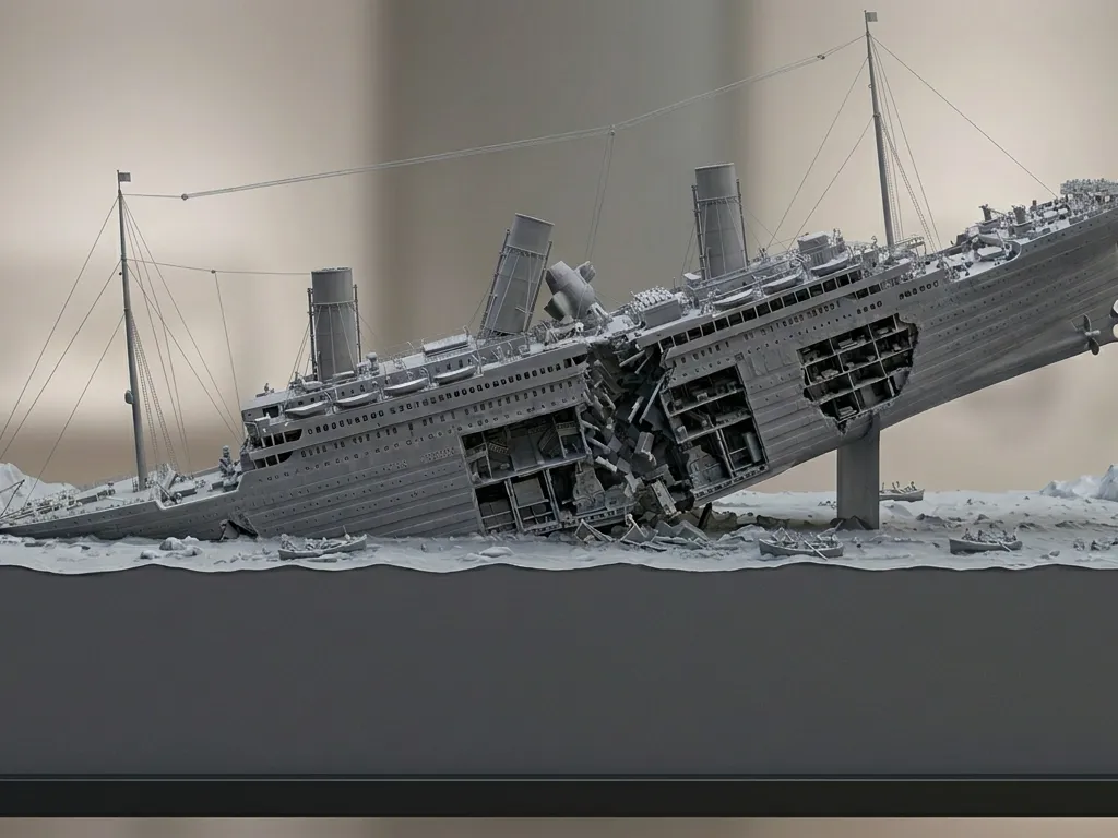 Maquette du Titanic