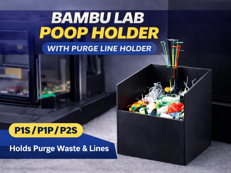 Bambu Lab Poop Holder | P1S / P2S