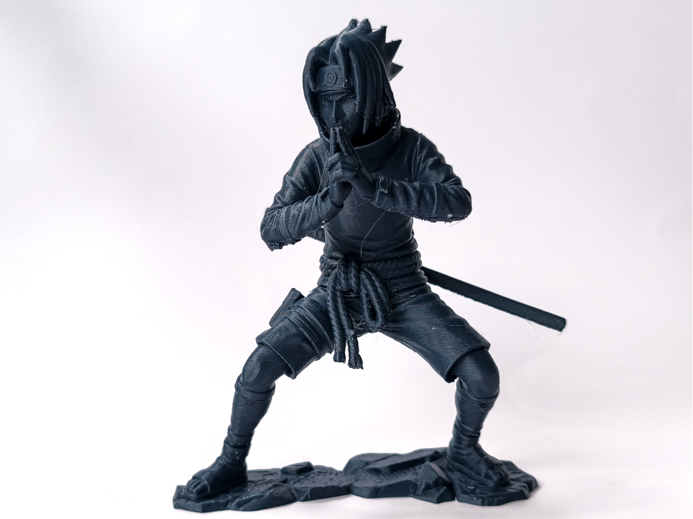 Sasuke - naruto - fight pose series