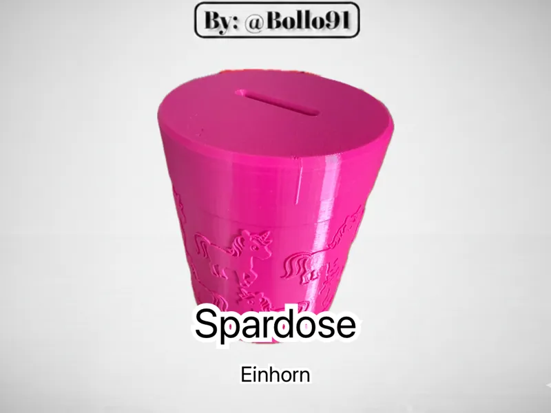 Spardose Einhorn