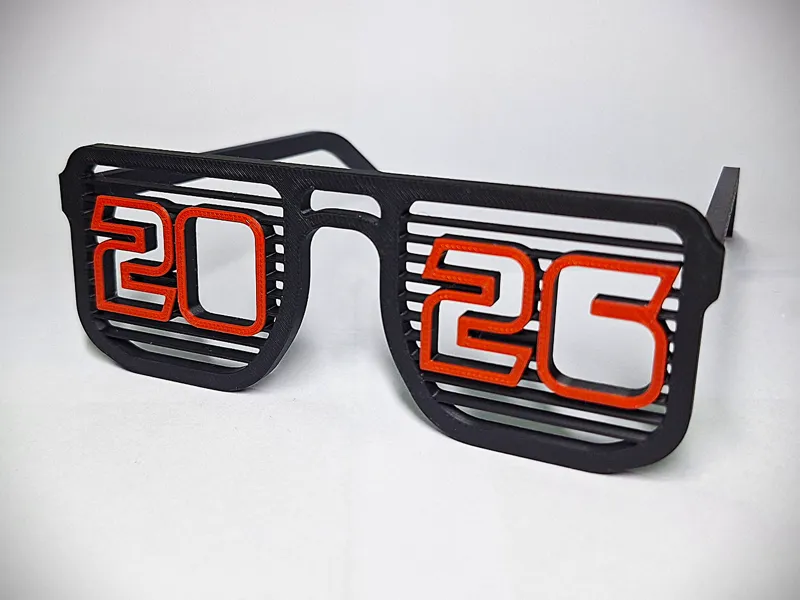 NO AMS - New Year Glasses 2026 - Old version mount