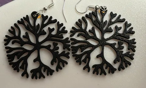 Coral Earrings