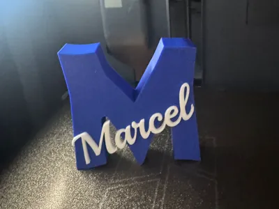 Decorative Stand Name Marcel