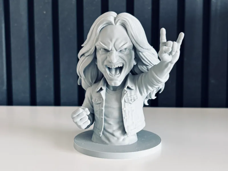 Cliff Burton - Bust Sculpture