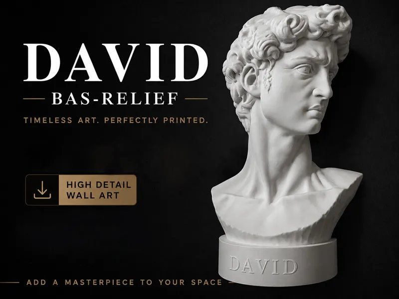 David - Relief Decoration - A Classical Icon