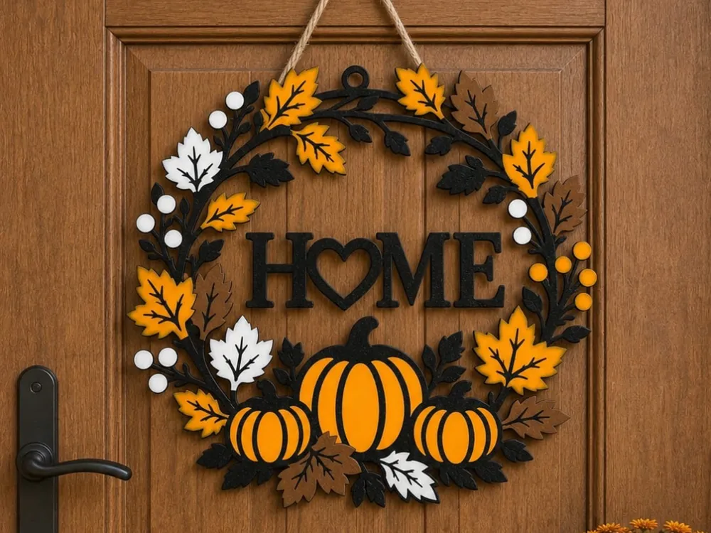 Modelo para impresión 3D: Halloween door decoration. Referencia del modelo original.