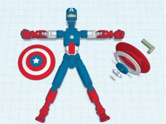 dummy 13 x captain america