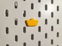 Crown shape pin