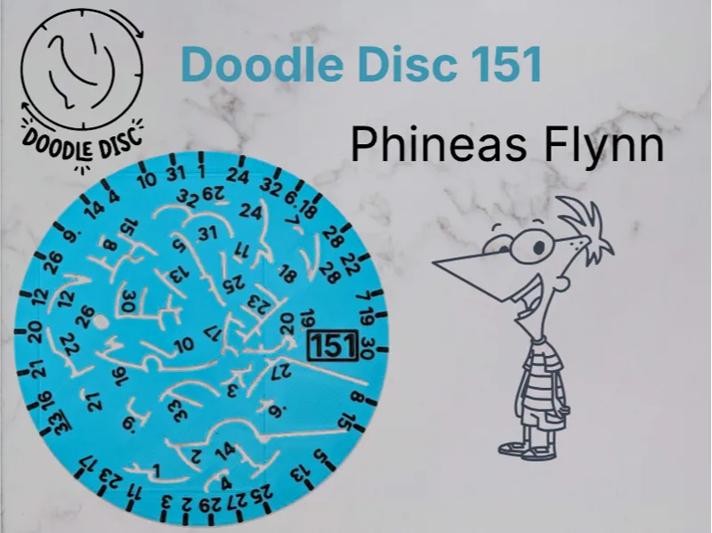 Doodle Disc 151 Phineas Flynn