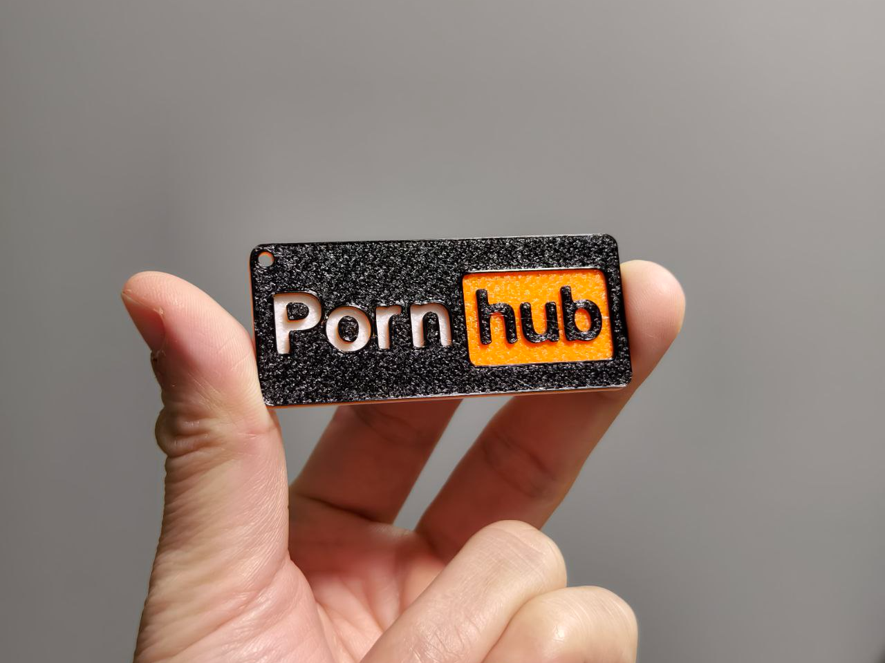 Porn Hub logo Keychain - Free 3D Print Model - MakerWorld