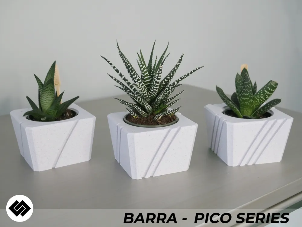 Barra Series Triple Planter Set by Embrace Making - MakerWorld