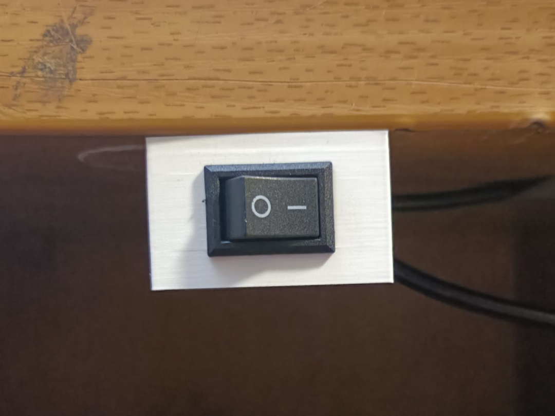 under desk switch enclosure