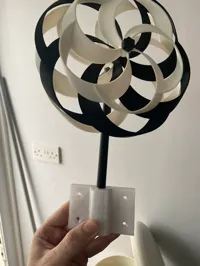Support de tige pour éolienne décorative — photo 3