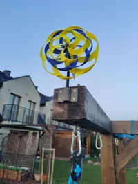 Support de tige pour éolienne décorative — photo 1