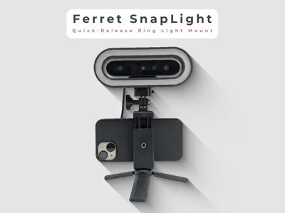 Ferret SnapLight: Quick-Release Ring Light Mount