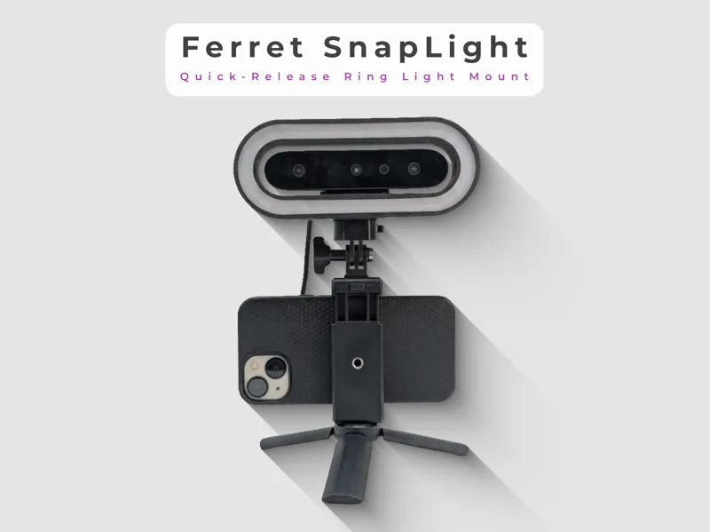Ferret SnapLight: Quick-Release Ring Light Mount