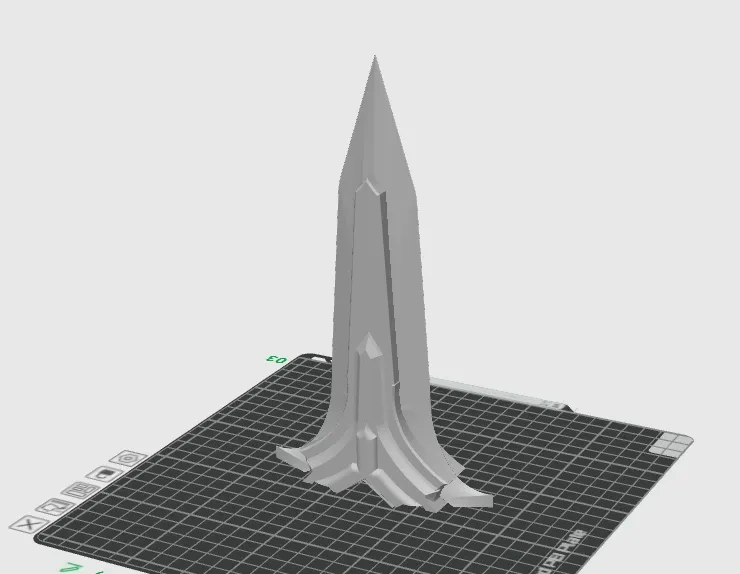 Miniatura 2 do modelo 3D 玲珑短剑匕首