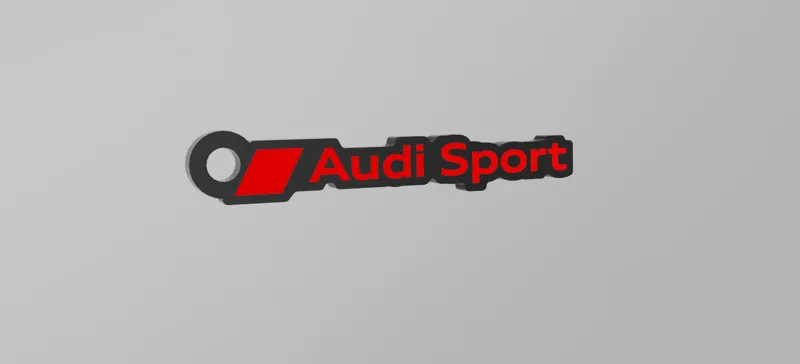 Audi quattro Keychain