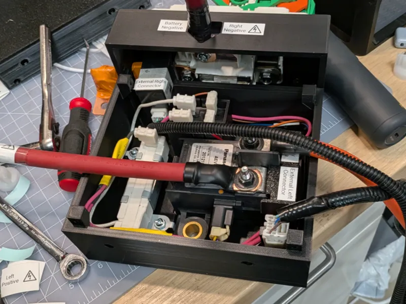 Leaf EV Conversion Battery Component Mounts & Box