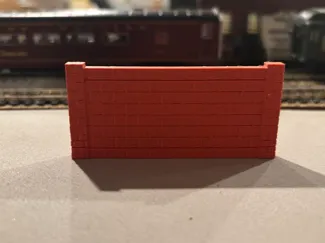 Interlocking Brick Wall Diorama