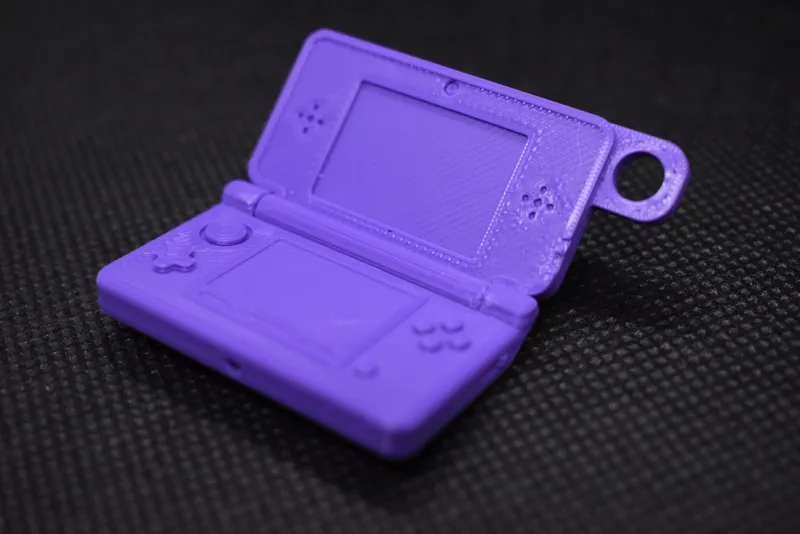 Print in place hinged 3DS keychain