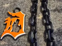 Porte-clés chaîne Detroit Tigers — photo 1