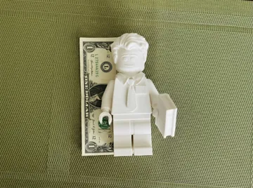 Figura decorativa: Elder Brick LDS Missionary Mini Figure — vista de referencia 5
