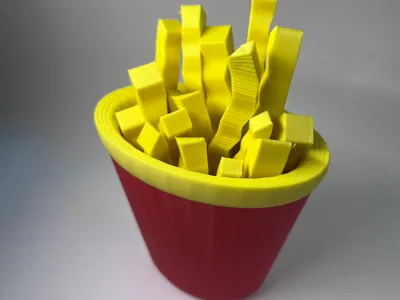 French Fries with Holder (kids kitchen)