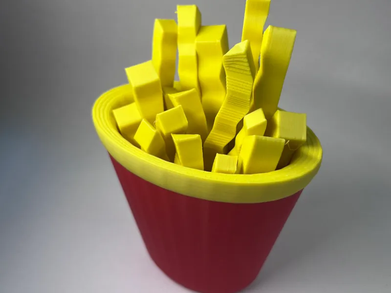 French Fries with Holder (kids kitchen)