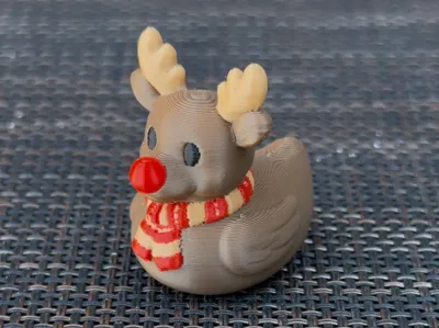 Cute Reindeer Duck