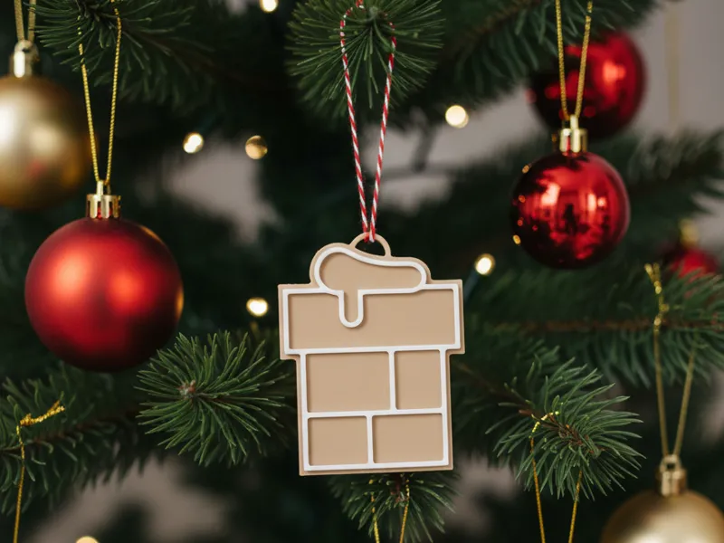 Christmas Chimney Ornament