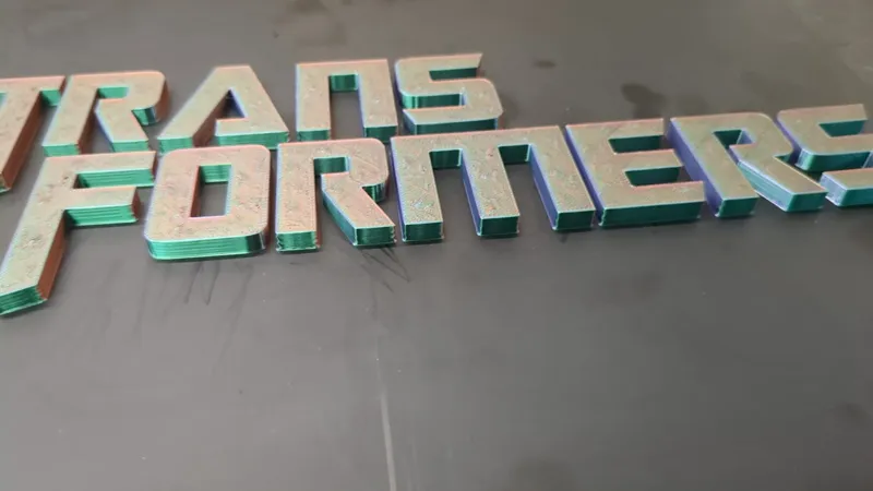 scritta trasformers