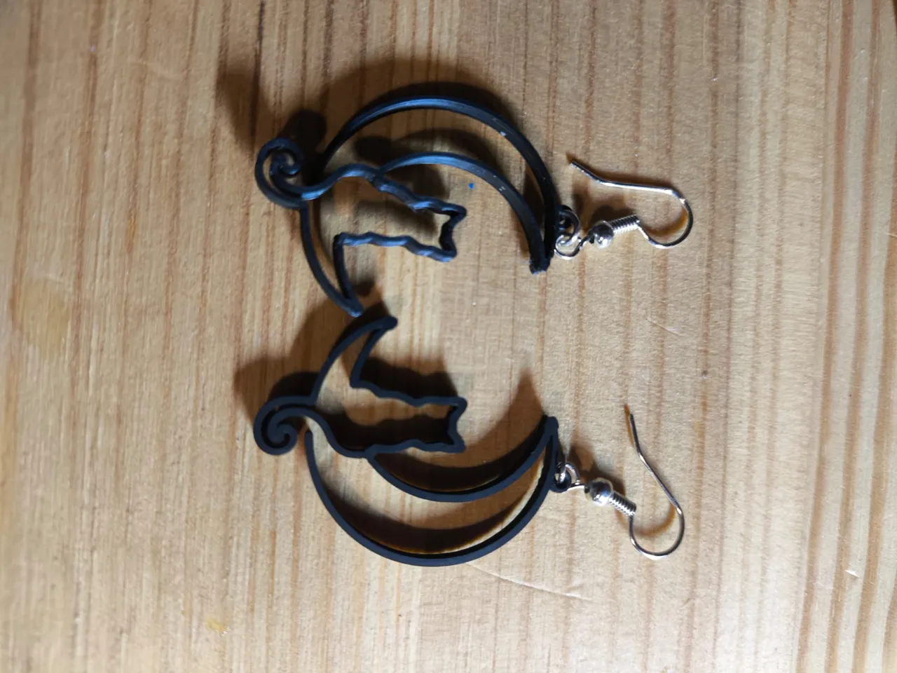 Pendientes Gato Silueta view 2