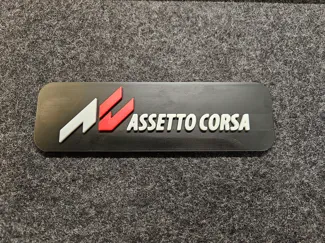 Assetto Corsa Sim Racing Decor Logo