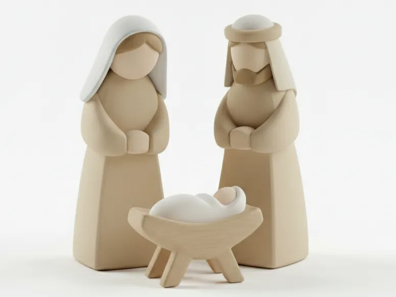 Christmas Nativity Scene Crib