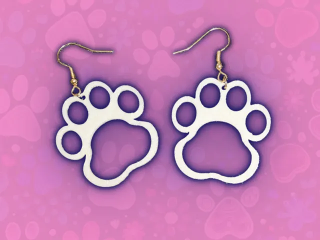 Cute Dog Paw Earrings