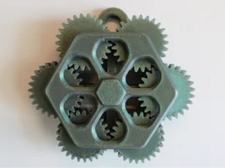 Hexagon Fidget Keychain V1