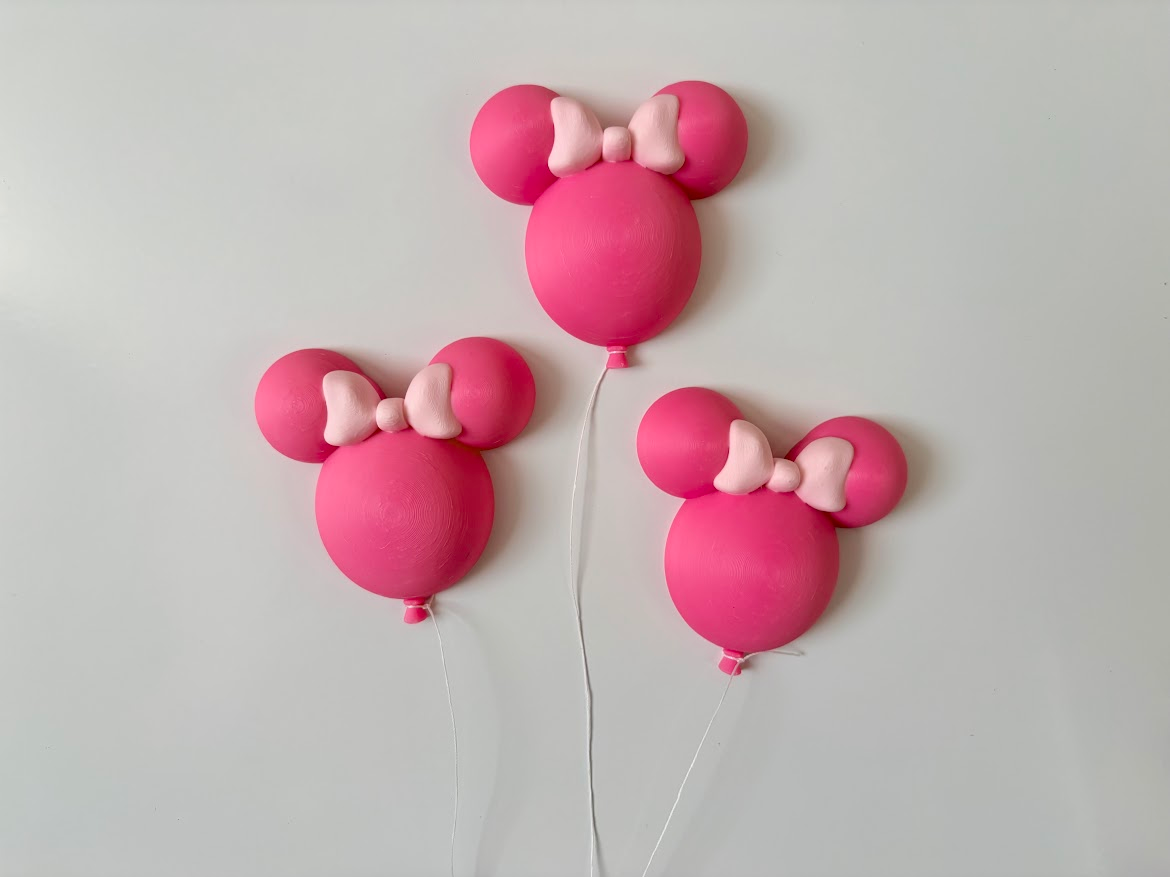 Minnie Balloon Magnet