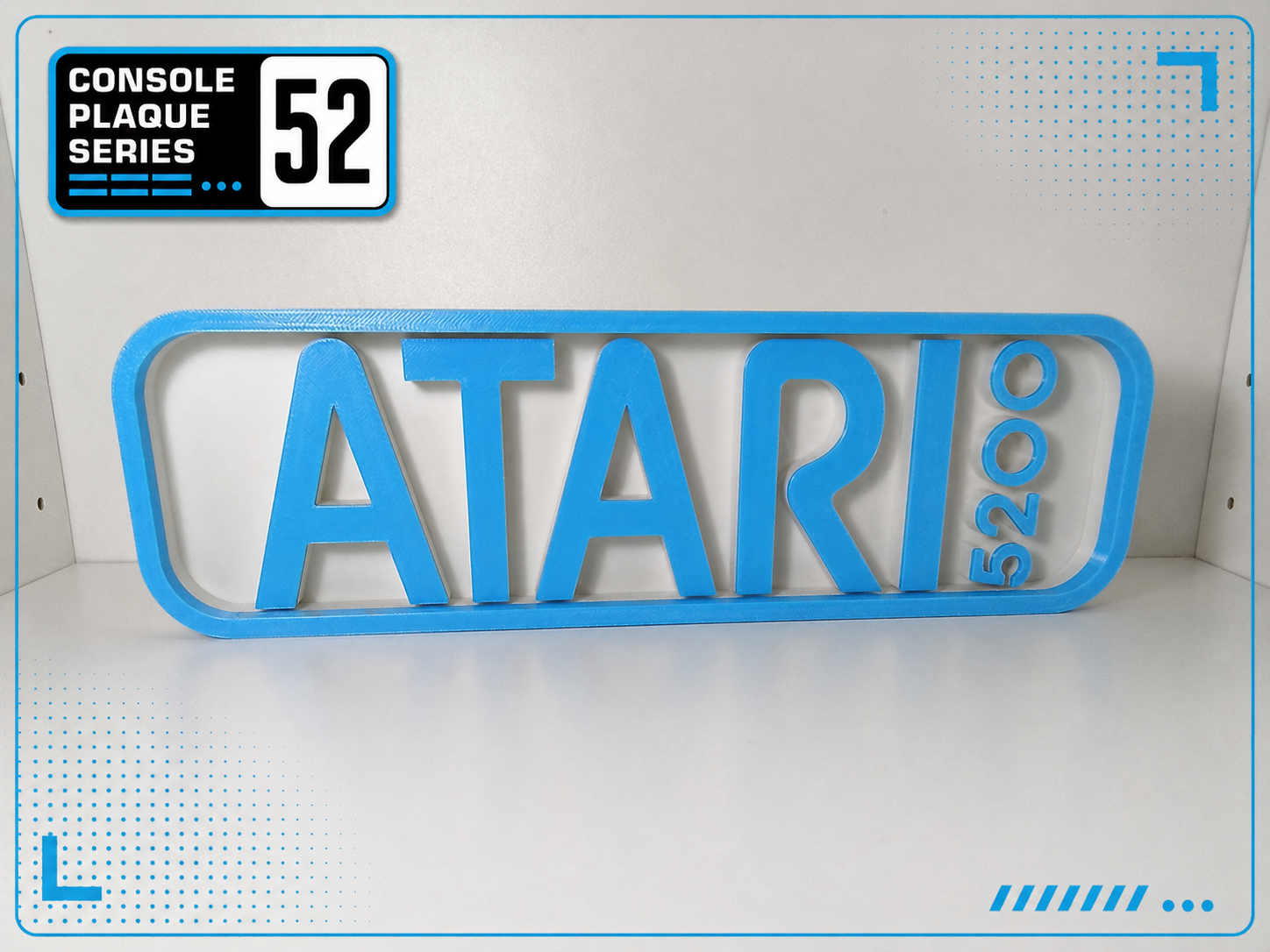 Console Logo Plaque - Atari 5200