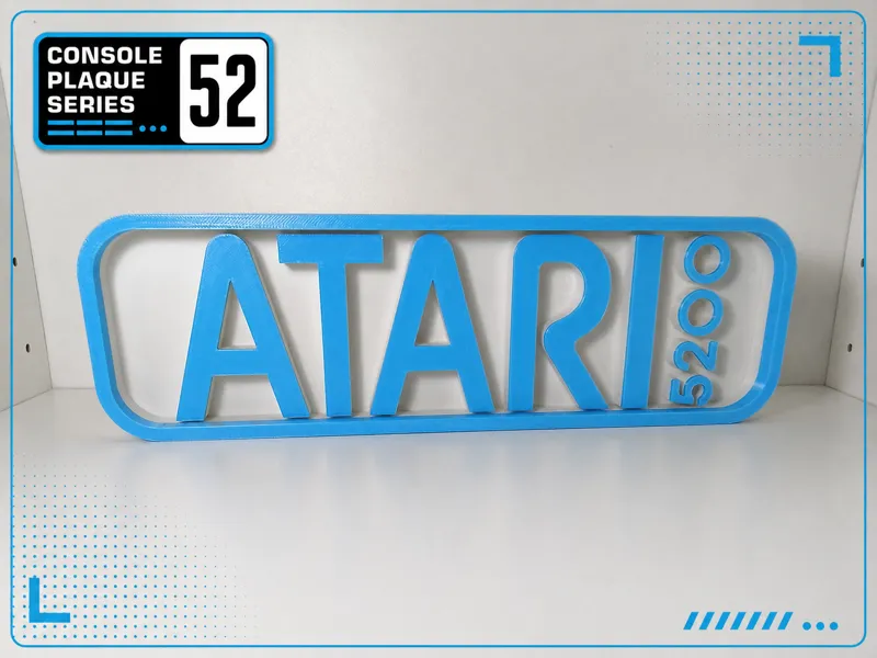 Console Logo Plaque - Atari 5200