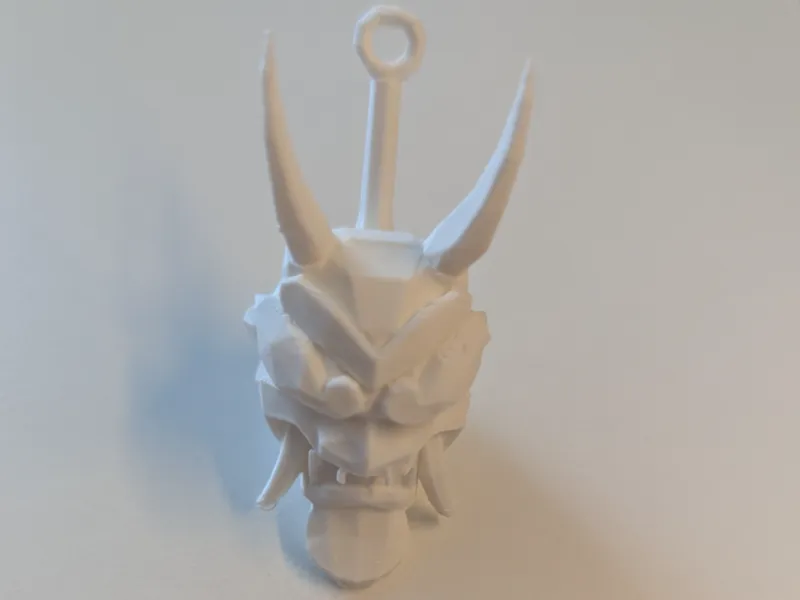 Oni keychain from Valorant