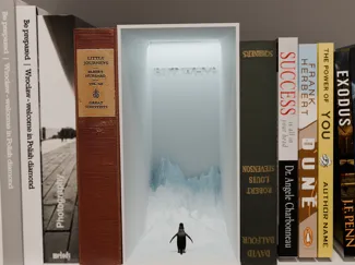 Mountain Penguin meme Book Nook