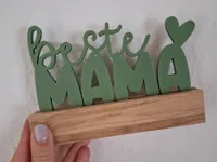 Réglette de blocs Meilleure Maman fête des Mères — photo 2