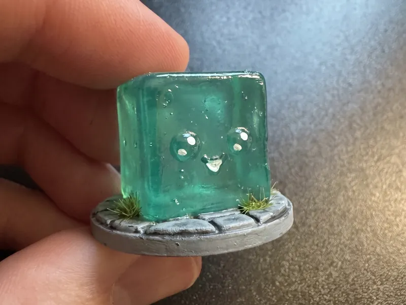 Gelatinous Cube–Squishy Friend (Cute DnD Series)