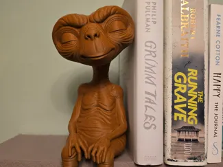 E.T. Sleeping shelf critter