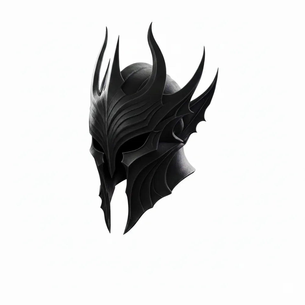 Adorno y regalo coleccionables con sombrero místico de elfo negro decorativo