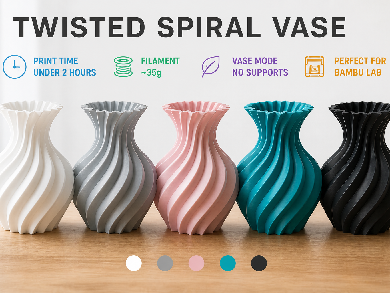 Helix Flow Vase